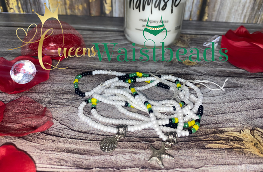 Jamaica Inspired Fashion Waistbeads with Charm's - Queen's Travel Collection