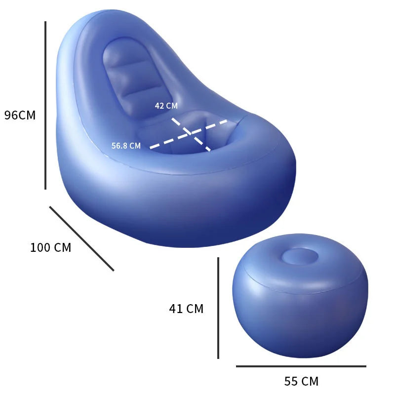 Created Beauty BBL Inflatable Chair Sofa with Hole After Surgery for Brazilian Butt Lift Recovery Seat - Comfortable BBL Post Surgery (with Pump extra)