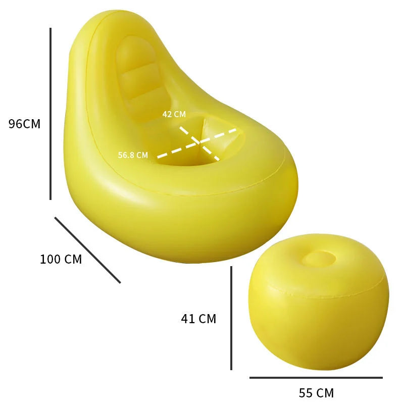 Created Beauty BBL Inflatable Chair Sofa with Hole After Surgery for Brazilian Butt Lift Recovery Seat - Comfortable BBL Post Surgery (with Pump extra)