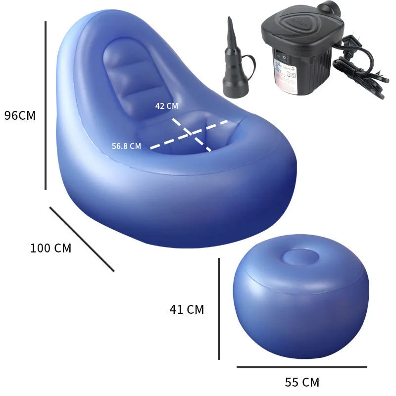 Created Beauty BBL Inflatable Chair Sofa with Hole After Surgery for Brazilian Butt Lift Recovery Seat - Comfortable BBL Post Surgery (with Pump extra)