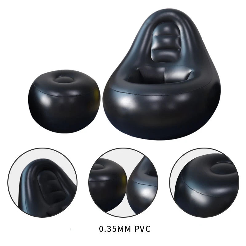 Created Beauty BBL Inflatable Chair Sofa with Hole After Surgery for Brazilian Butt Lift Recovery Seat - Comfortable BBL Post Surgery (with Pump extra)