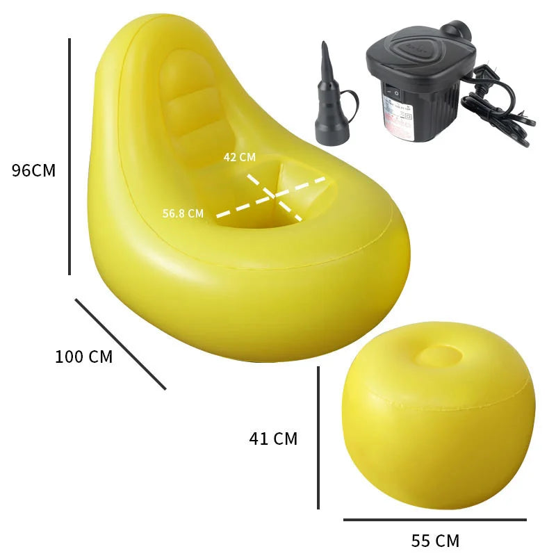 Created Beauty BBL Inflatable Chair Sofa with Hole After Surgery for Brazilian Butt Lift Recovery Seat - Comfortable BBL Post Surgery (with Pump extra)