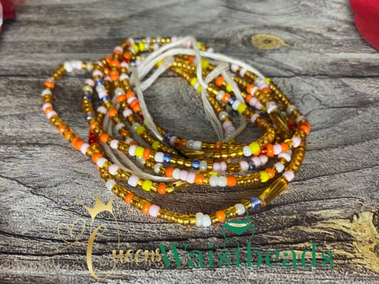 Assorted Spring Colors Waistbeads (Handmade in Ghana)